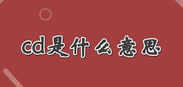 cd是什么意思(cd是什么意思啊)