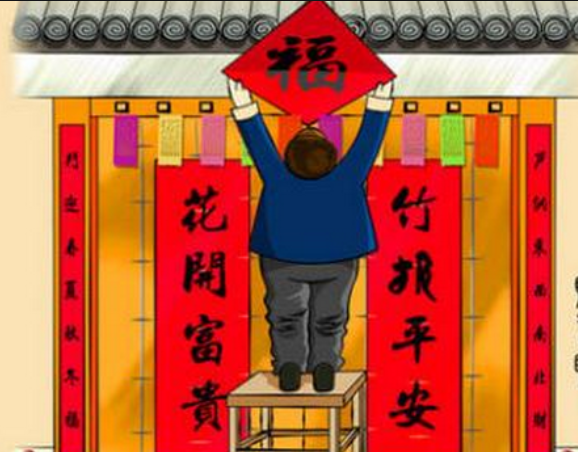 贴对联的左右顺序(贴对联的左右顺序怎么区分上下联)