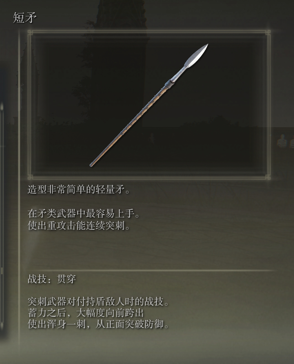 艾尔登法环短矛武器有什么特点(艾尔登法环法师武器)