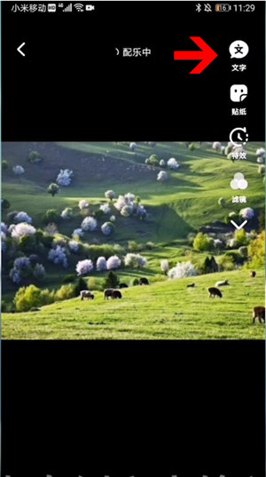 抖音图片怎么加文字可以点动